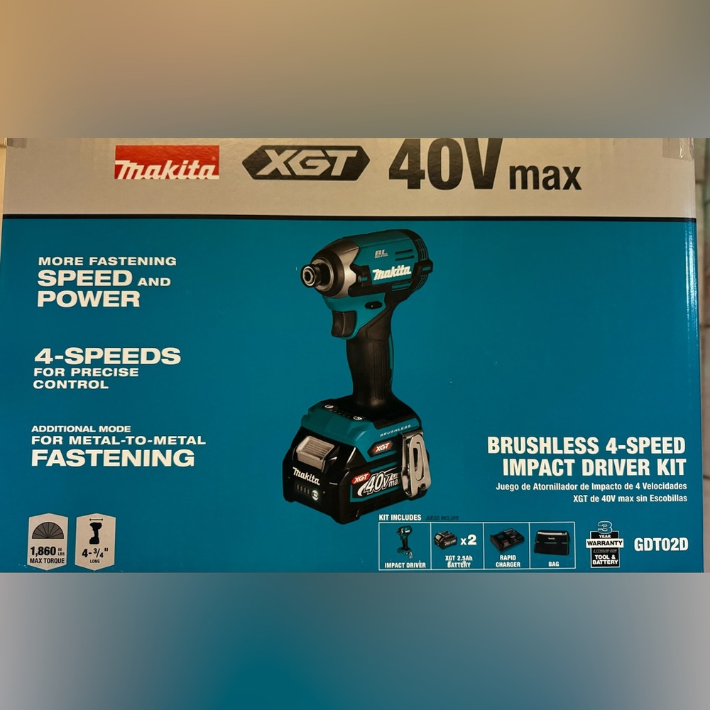 Makita 4 speed impact drill
